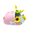 Baby Cradle Box for Flower/Gift Arrangements, Various Colors | W929