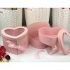 Two-Tier Heart Shaped Flower Boxes with Lids, Lot of 18 Boxes (9.1″ × 7.9″ × 6.5″ H), Two-Tier Collection, W984 - Thumbnail Image 5