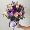 Set of 3, Round Flower Boxes with Lids, Solid - Various Colors W730