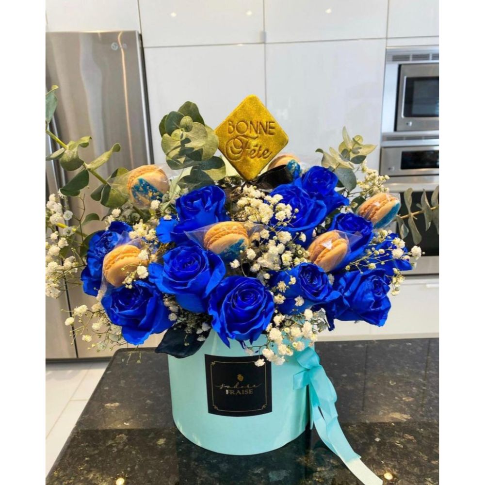 premium-quality-european-style-round-shape-flower-gift-box-teal-w9590TEAL-3-831x1024 2-tiered Round Shaped Flower/Gift Box, Size 7.8" dia x 6.7", Plastic Liner, Various Colors | W959