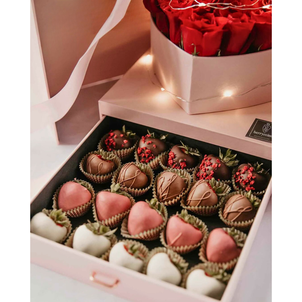 Large Square Surprise Flower Box - Various Colors | W7777