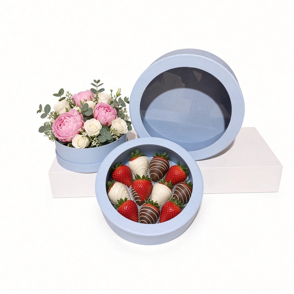 Clear Lid Collection flower boxes with window or lid features, W130 - view 6
