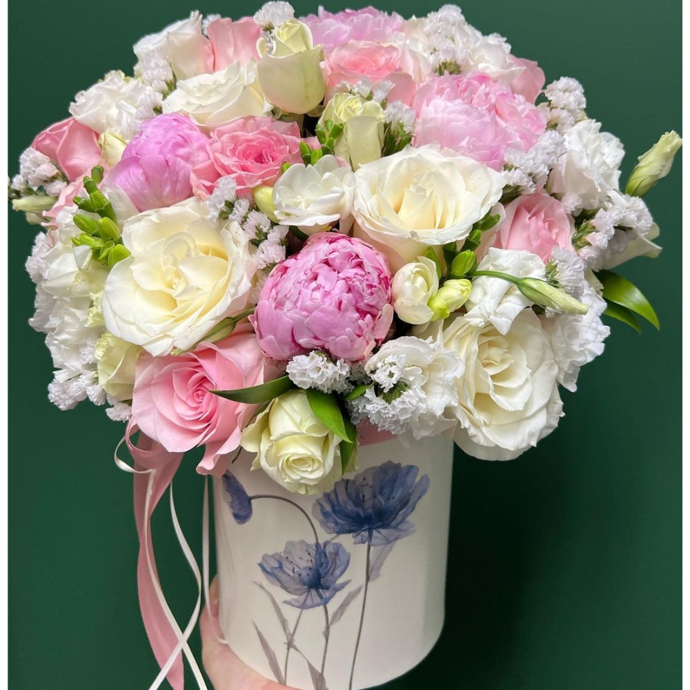 Set of 3, Round Boxes for Unique Flower/Gift Arrangements, Lolita Collection, Various Designs | W303