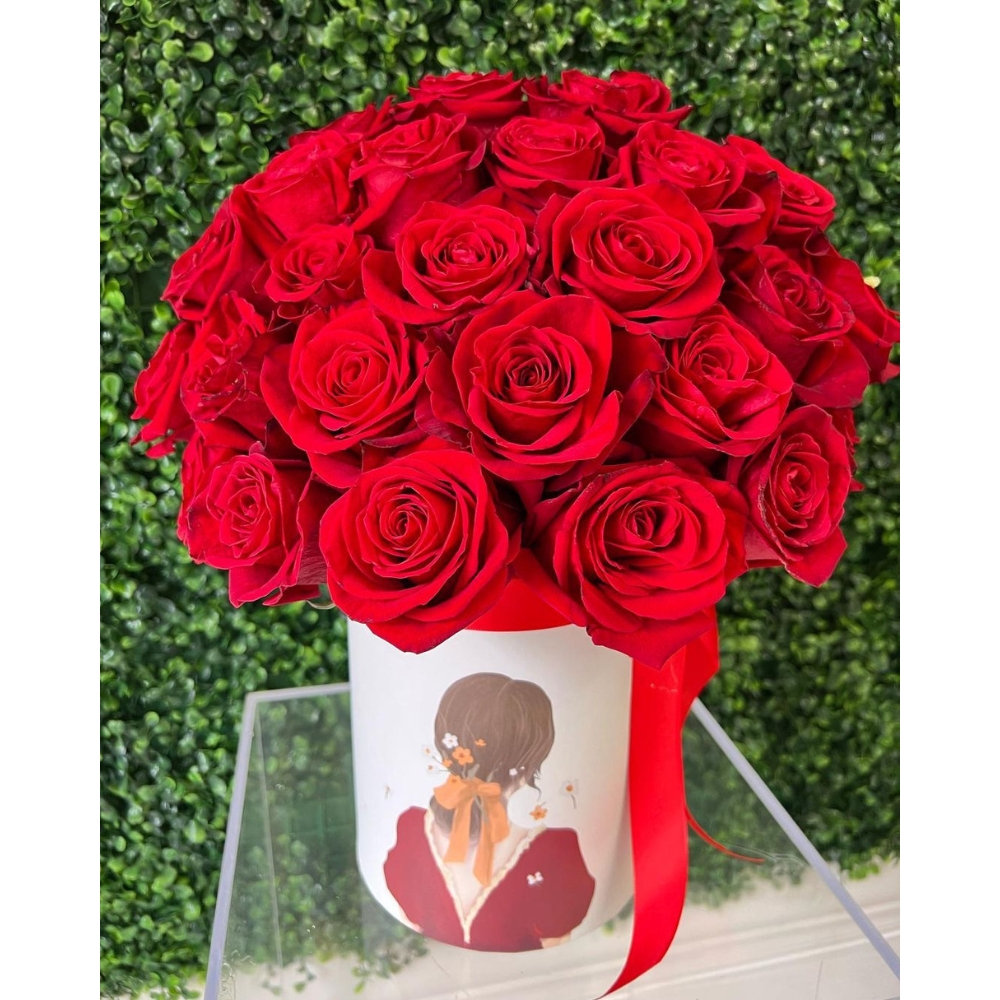 Set of 3, Round Boxes for Unique Flower/Gift Arrangements, Lolita Collection, Various Designs | W303