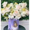 Set of 3, Round Boxes for Unique Flower/Gift Arrangements, Lolita Collection, Various Designs | W303