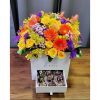 Square Surprise Flower/Gift Box , 8"x 8"x 7.5", Various Colors