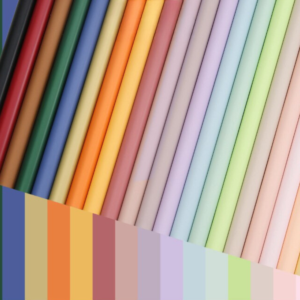 solid-color-florales-papel-cajas-boxes-flower-wrap-matte-korean-floral-wrapping-paper-red-pink-black-thick-quality-high