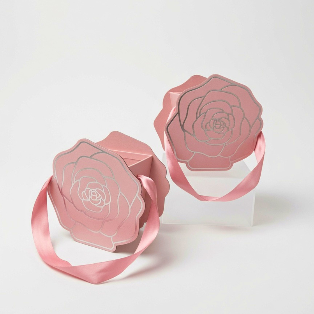 unikpackaging-flower-boxes-florist-supplies-W0007-rose Rose Shaped Boxes, Various Colors W000