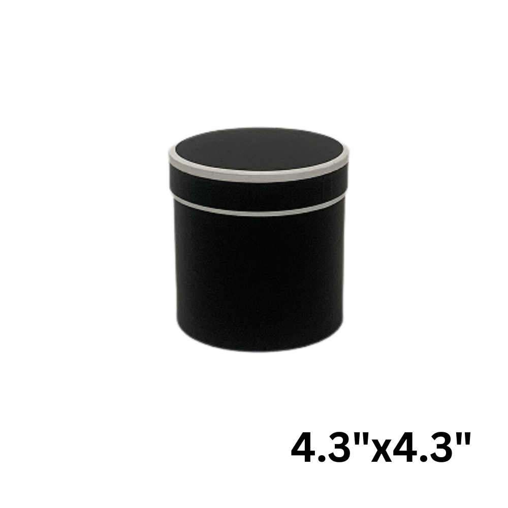 Small Cylinder Box, 4.3" x 4.3"