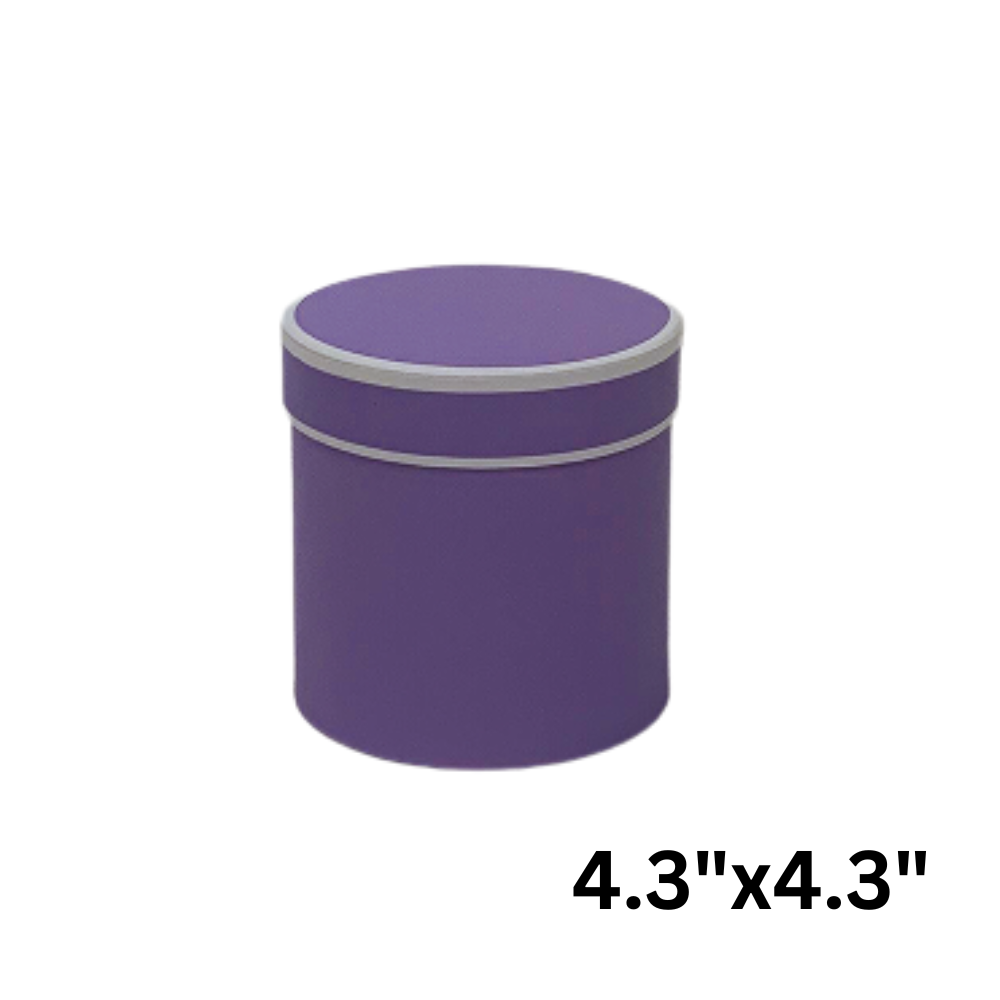Small Cylinder Box, 4.3" x 4.3"