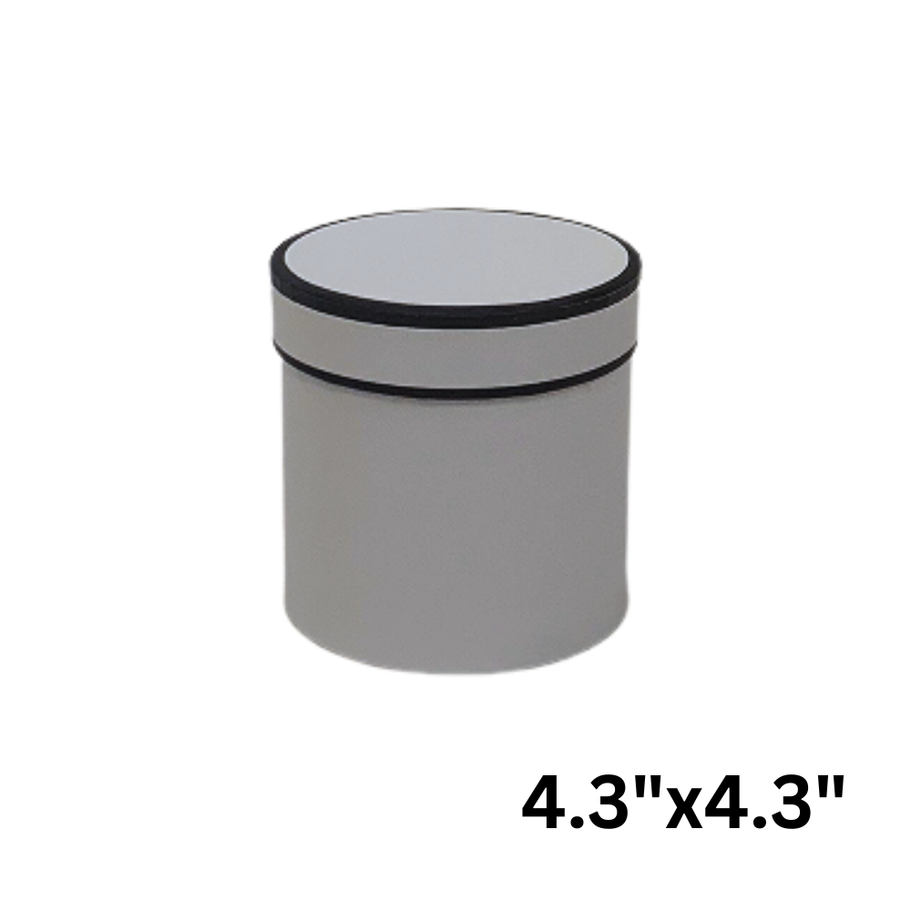 Small Cylinder Box, 4.3" x 4.3"