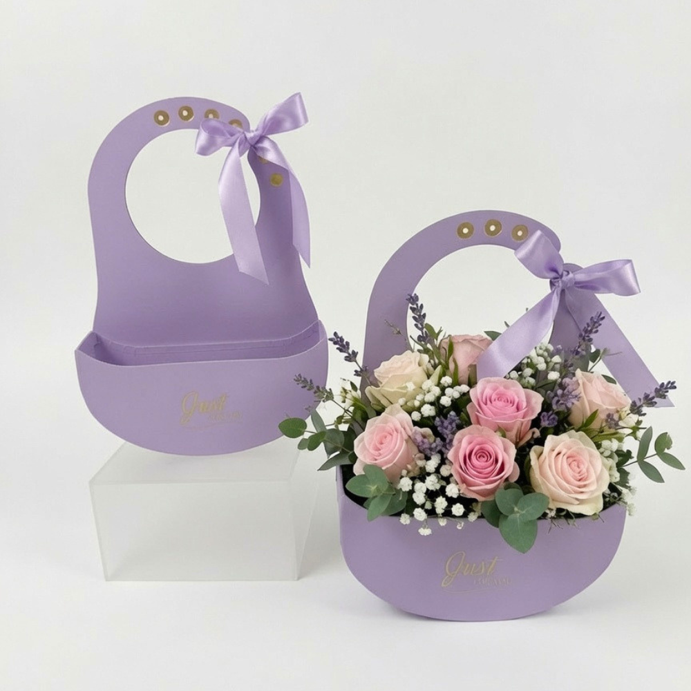 Pack of 2, Flower Box, Various Colors, W259