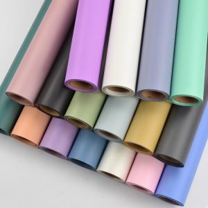 Waterproof Flower Wrapping Paper Roll, Semi-Transparent, 23" x 65 ft, Matte Finish