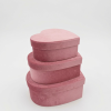 unikpackaging-velour-velvet-flower-gift-box-florist-supplies-W1456-1 Velour Set of 3 Heart Shaped Flower Gift Boxes, Various Colors | W145