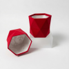 Soft Velvet Origami Style Box, Various Colors, 6.5" x 6" | W192