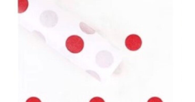 White/Red Dots